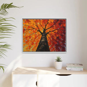Vibrant Tree Canvas Art Print - Autumn Glow Wall Decor - Dipaliz - Prints