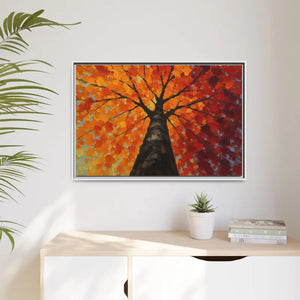 Vibrant Tree Canvas Art Print - Autumn Glow Wall Decor - Dipaliz - Prints