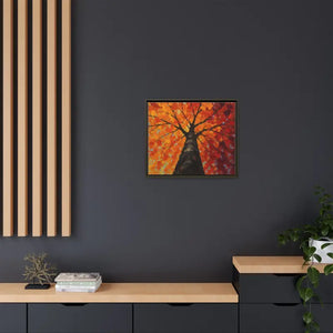 Vibrant Tree Canvas Art Print - Autumn Glow Wall Decor - Dipaliz - Prints