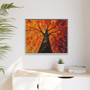 Vibrant Tree Canvas Art Print - Autumn Glow Wall Decor - Dipaliz - Prints