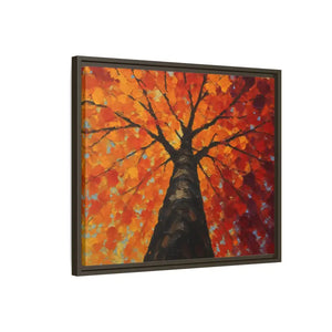 Vibrant Tree Canvas Art Print - Autumn Glow Wall Decor - Dipaliz - Prints