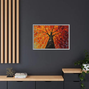 Vibrant Tree Canvas Art Print - Autumn Glow Wall Decor - Dipaliz - Prints