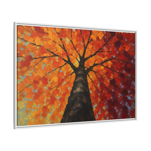 Vibrant Tree Canvas Art Print - Autumn Glow Wall Decor - Dipaliz - Prints
