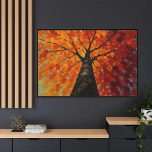Vibrant Tree Canvas Art Print - Autumn Glow Wall Decor - Dipaliz - Prints