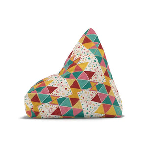 Home Decor - Triangular Bean Bag Covers - Ultimate Comfort Vibrant - Dipaliz