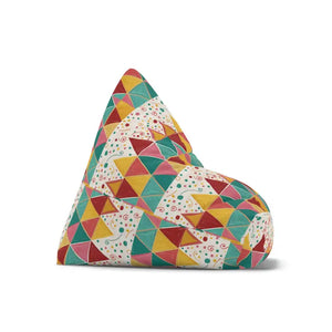Home Decor - Triangular Bean Bag Covers - Ultimate Comfort Vibrant - Dipaliz
