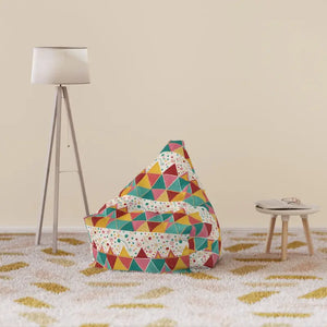 Home Decor - Triangular Bean Bag Covers - Ultimate Comfort Vibrant - Dipaliz