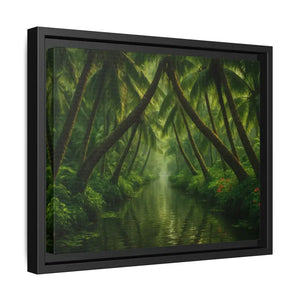 Vibrant Tropical Wall Art Matte Canvas Jungle Vibes Dipaliz - Posters