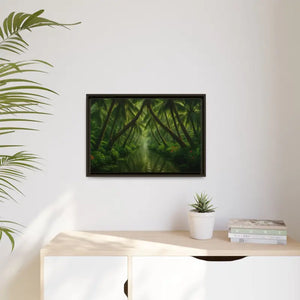 Vibrant Tropical Wall Art Matte Canvas Jungle Vibes Dipaliz - Posters