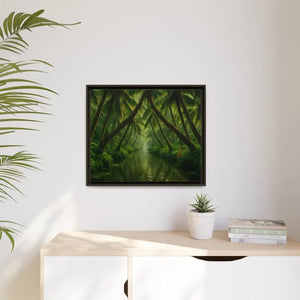 Vibrant Tropical Wall Art Matte Canvas Jungle Vibes Dipaliz - Posters