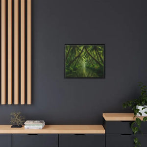 Vibrant Tropical Wall Art Matte Canvas Jungle Vibes Dipaliz - Posters