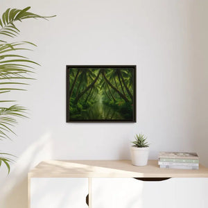 Vibrant Tropical Wall Art Matte Canvas Jungle Vibes Dipaliz - Posters