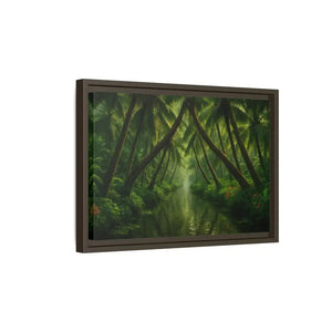 Vibrant Tropical Wall Art Matte Canvas Jungle Vibes Dipaliz - Posters