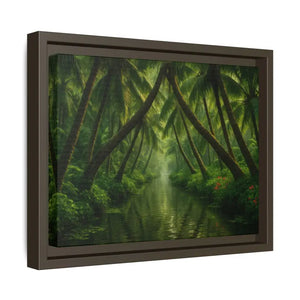 Vibrant Tropical Wall Art Matte Canvas Jungle Vibes Dipaliz - Posters