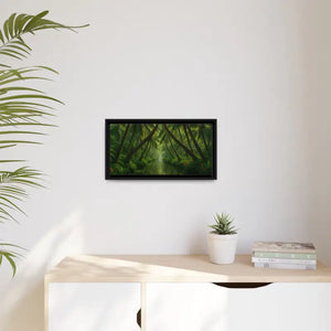 Vibrant Tropical Wall Art Matte Canvas Jungle Vibes Dipaliz - Posters