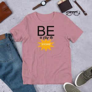 Unisex t Shirt Radiant Sunshine Vibes Statement Tee - Dipaliz - Heather Orchid / s - T-shirts