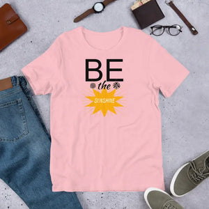 Unisex t Shirt Radiant Sunshine Vibes Statement Tee - Dipaliz - Pink / s - T-shirts