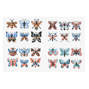 Butterfly Sticker Sheets for Women’s Fashion - Dipaliz - 6’’ × 4’’ / White / Die-cut - Decorative Stickers