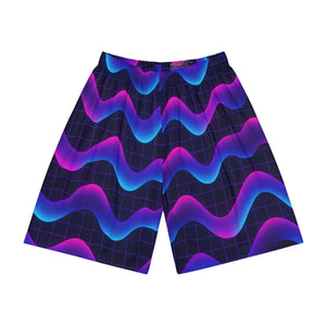 Vibrant Wave Sports Shorts - Trendy Athletic - Dipaliz