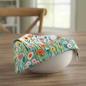 Vibrant Wildflowers Napkins – 4 Pack Polyester - Dipaliz - Cloth