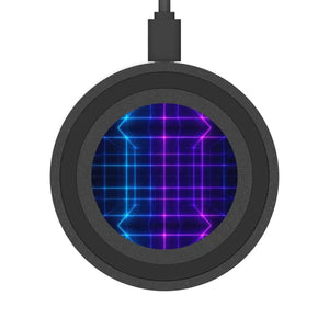 Vibrant Wireless Charging Pad Futuristic Neon Design - Dipaliz - Chargers