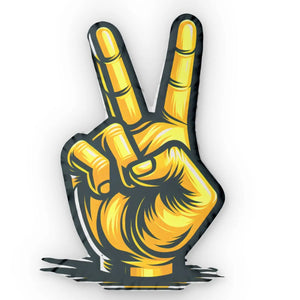 Victory Sign Shaped Pillows – Bold Home Vibes - Dipaliz - Throw