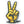 Victory Sign Shaped Pillows – Bold Home Vibes - Dipaliz - Throw