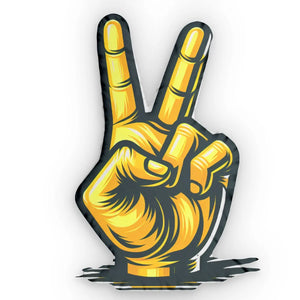 Victory Sign Shaped Pillows – Bold Home Vibes - Dipaliz - Throw