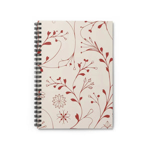 Chic Natures Notebook - Ruled Line Printed Cover - Dipaliz - Notebooks & Notepads