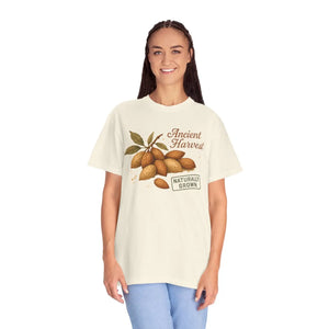 Vintage Almond Organic Cotton Tee - Nature Lover Shirt - Dipaliz - T-shirts