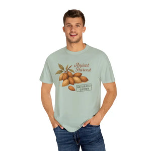 Vintage Almond Graphic Organic Cotton Tee - Eco Chic Style - Dipaliz - T-shirts