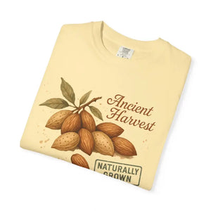 Vintage Almond Graphic Organic Cotton Tee - Eco Chic Style - Dipaliz - T-shirts