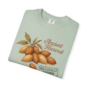 Vintage Almond Graphic Organic Cotton Tee - Eco Chic Style - Dipaliz - T-shirts