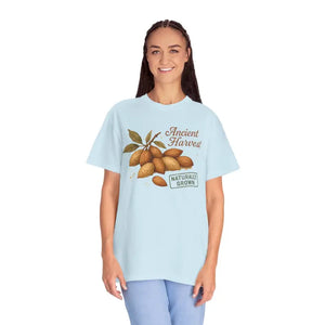Vintage Almond Graphic Organic Cotton Tee - Eco Chic Style - Dipaliz - T-shirts