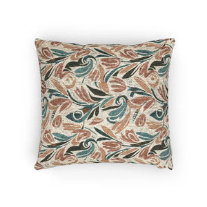 Vintage Botanical Woven Pillow Timeless Garden Charm Dipaliz - Throw Pillows