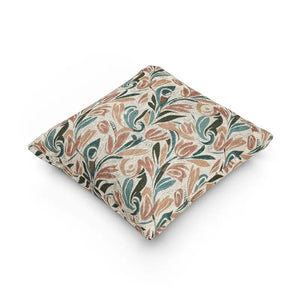 Vintage Botanical Woven Pillow Timeless Garden Charm Dipaliz - Throw Pillows