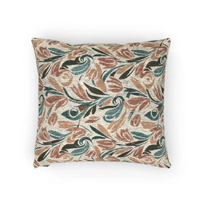 Vintage Botanical Woven Pillow Timeless Garden Charm Dipaliz - Throw Pillows