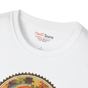 Vintage Camo ?Different Minds Infinite Possibilities’ Badge T-shirt - T-shirts