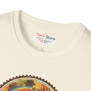 Vintage Camo ?Different Minds Infinite Possibilities’ Badge T-shirt - T-shirts