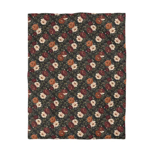 Vintage Floral Duvet Cover - Rustic Rose Microfiber - Dipaliz - Twin / White - Covers