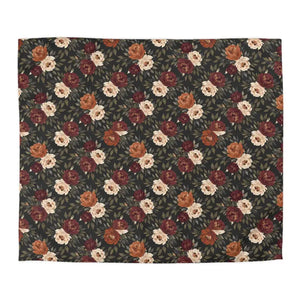 Vintage Floral Duvet Cover - Rustic Rose Microfiber - Dipaliz - King / White - Covers