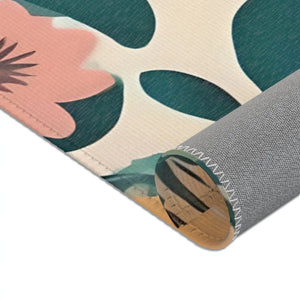 Vintage Flowers Area Rugs – Soft Chenille Decor - Dipaliz