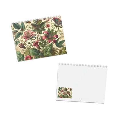 Elevate your Space with our Vintage Flowers Calendar 2025 - 10.8’’ x 8.4’’ / Semi Glossy