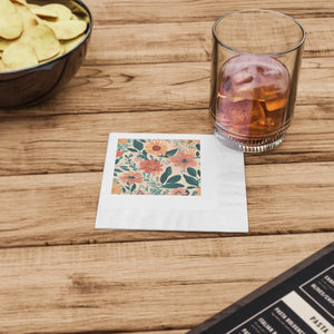 Vintage Flowers Napkins – 3 Ply Floral Decor - Dipaliz - Paper