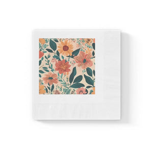 Vintage Flowers Napkins – 3 Ply Floral Decor - Dipaliz - Paper