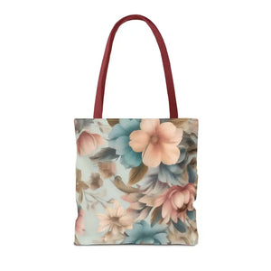 Vintage Flowers Pattern Tote Bag for Bold Statement Style - Dipaliz - Bags