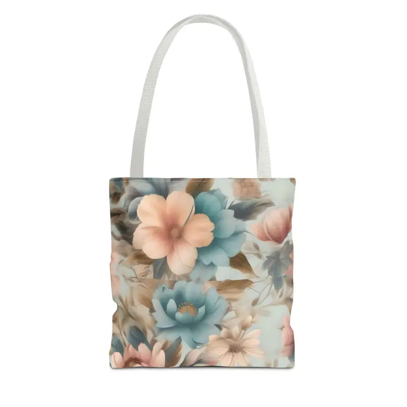 Vintage Flowers Pattern Aop Tote Bag - Bags