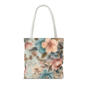 Vintage Flowers Pattern Tote Bag for Bold Statement Style - Dipaliz - Bags