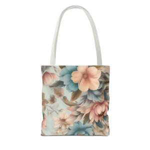 Vintage Flowers Pattern Tote Bag for Bold Statement Style - Dipaliz - Bags