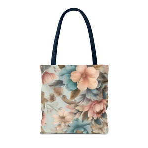 Vintage Flowers Pattern Tote Bag for Bold Statement Style - Dipaliz - Bags
